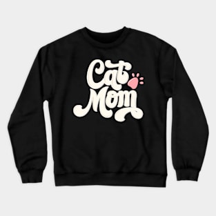 Cat Mom Crewneck Sweatshirt